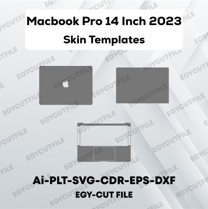 Macbook Pro 14 Inch 2023 Vector Skin Cut Files