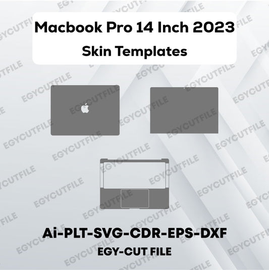 Macbook Pro 14 Inch 2023 Vector Skin Cut Files