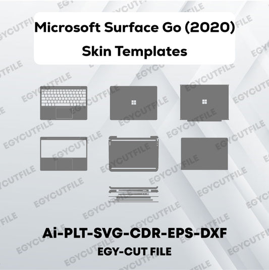 Microsoft Surface Go (2020) Vector Skin Cut Files