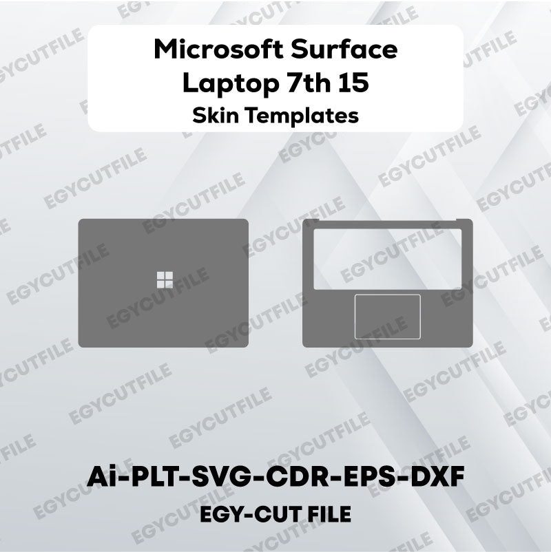 Microsoft Surface Laptop 7th 15 Vector Skin Cut Files
