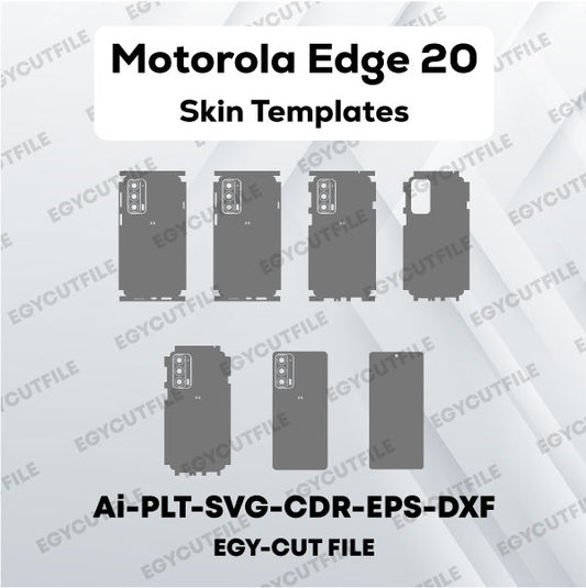 Motorola Edge 20 Vector Skin Cut Files