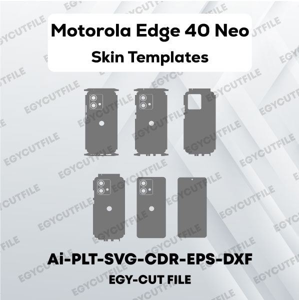 Motorola Edge 40 Neo Vector Skin Cut Files