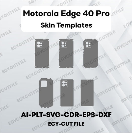 Motorola Edge 40 Pro Vector Skin Cut Files