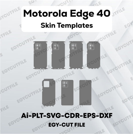 Motorola Edge 40 Vector Skin Cut Files
