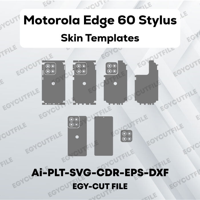 Motorola Edge 60 Stylus Vector Skin Cut Files