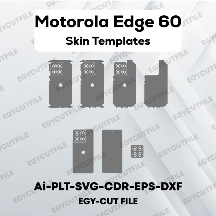 Motorola Edge 60 Vector Skin Cut Files