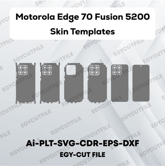 Motorola Edge 70 Fusion 5200 mAh Vector Skin Cut Files