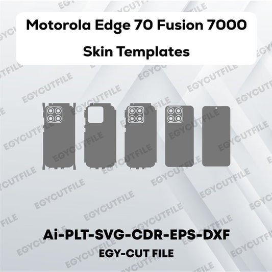 Motorola Edge 70 Fusion 7000 mAh Vector Skin Cut Files