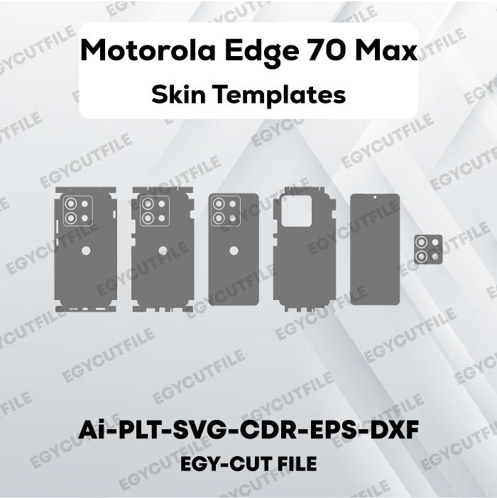Motorola Edge 70 Max Vector Skin Cut Files
