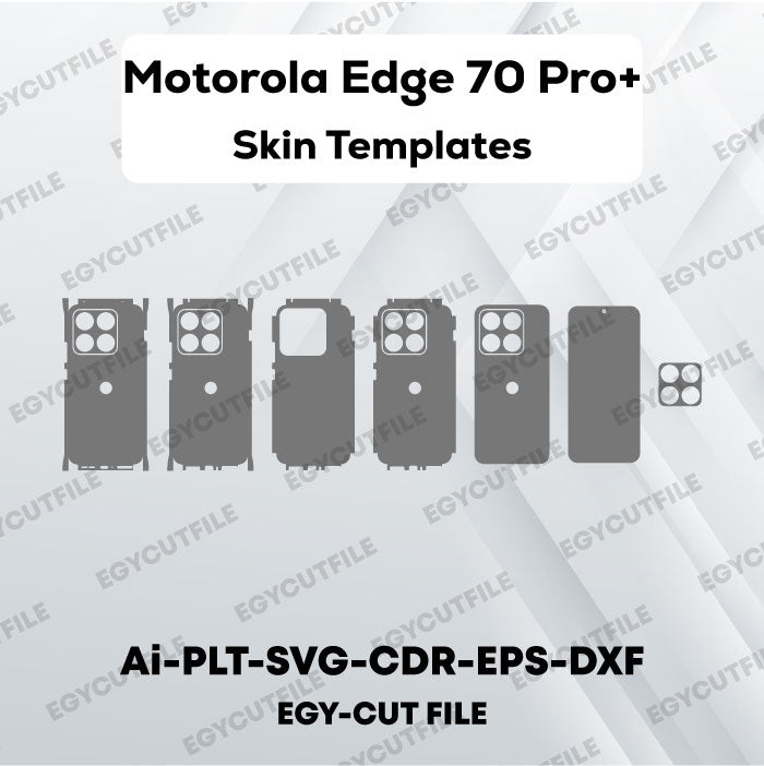 Motorola Edge 70 Pro+ Vector Skin Cut Files
