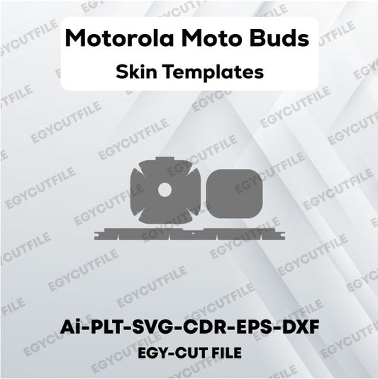 Motorola Moto Buds Vector Skin Cut Files