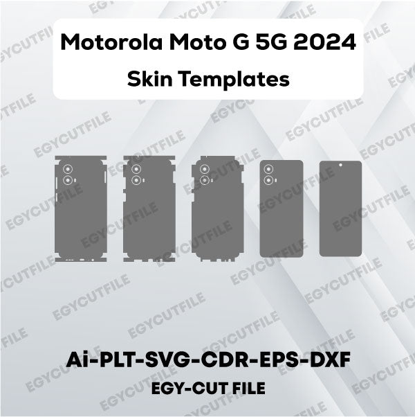 Motorola Moto G 5G 2024 Vector Skin Cut Files