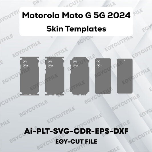 Motorola Moto G 5G 2024 Vector Skin Cut Files