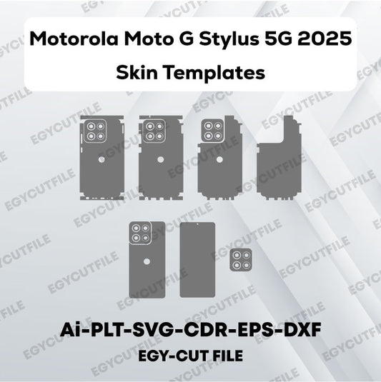 Motorola Moto G Stylus 5G 2025 Vector Skin Cut Files