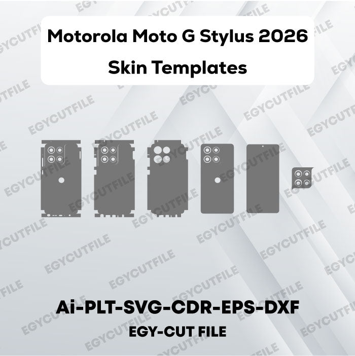 Motorola Moto G Stylus 5G 2026 Vector Skin Cut Files – EGY CUTFILE
