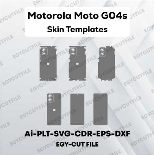 Motorola Moto G04s Vector Skin Cut Files