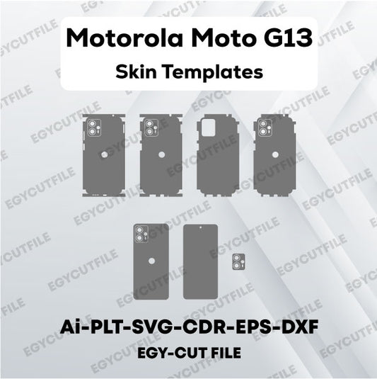 Motorola Moto G13 Vector Skin Cut Files