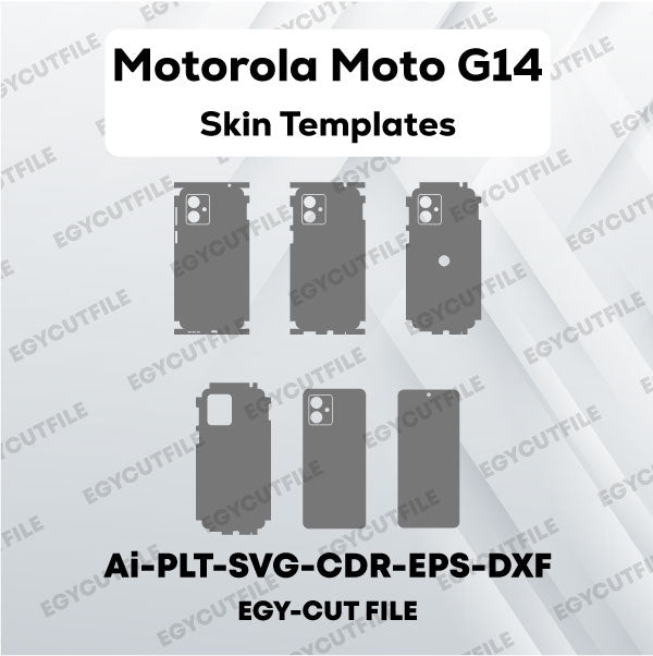 Motorola Moto G14 Vector Skin Cut Files