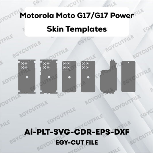 Motorola Moto G17- Moto G17 Power Vector Skin Cut Files