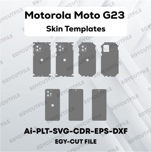 Motorola Moto G23 Vector Skin Cut Files