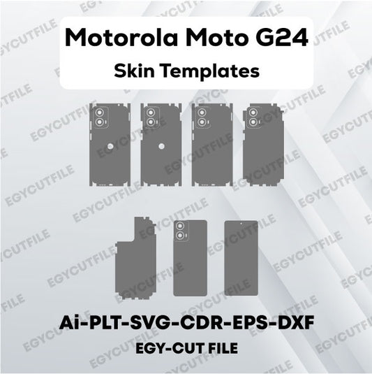 Motorola Moto G24 Vector Skin Cut Files