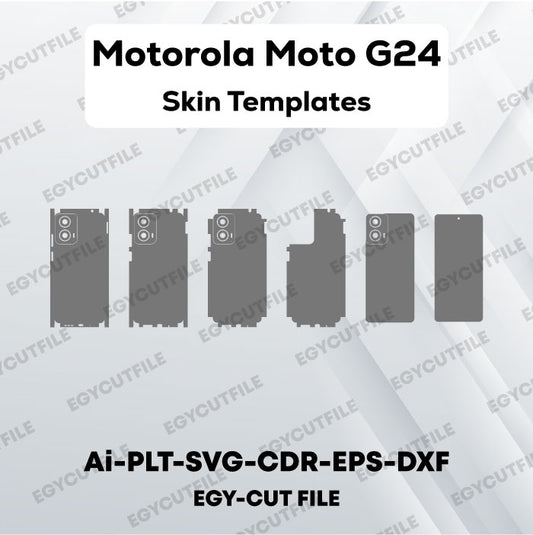 Motorola Moto G24 Vector Skin Cut Files
