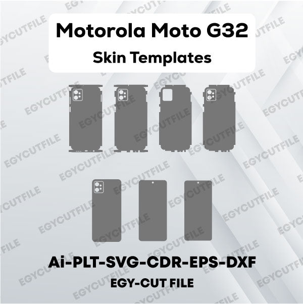 Motorola Moto G32 Vector Skin Cut Files