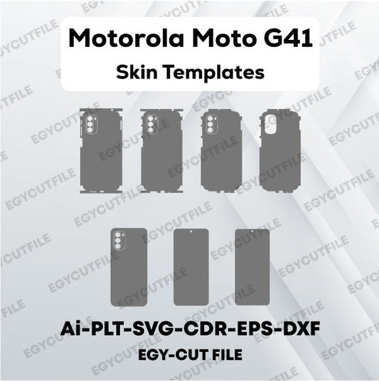 Motorola Moto G41 Vector Skin Cut Files