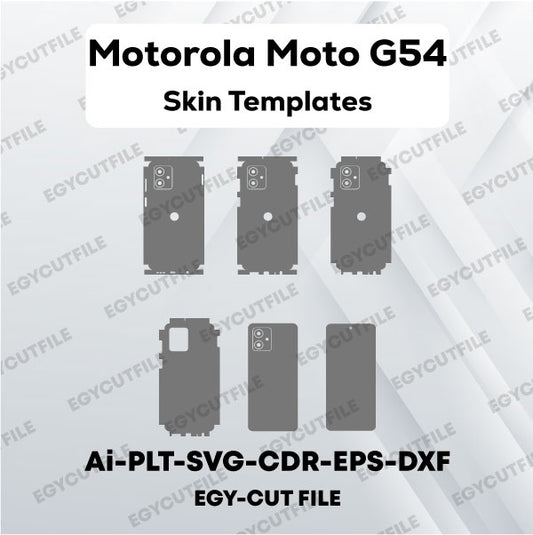 Motorola Moto G54 Vector Skin Cut Files