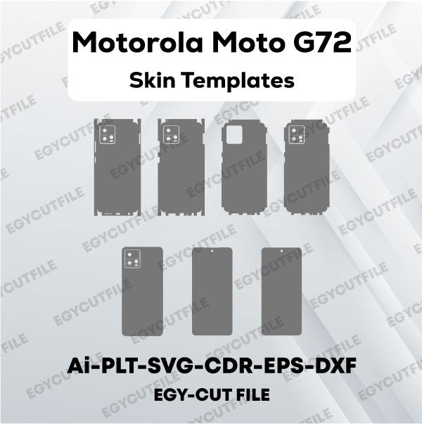 Motorola Moto G72 Vector Skin Cut Files