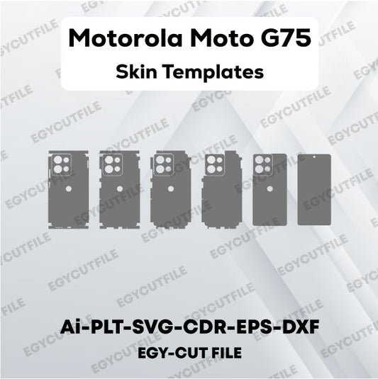 Motorola Moto G75 Vector Skin Cut Files