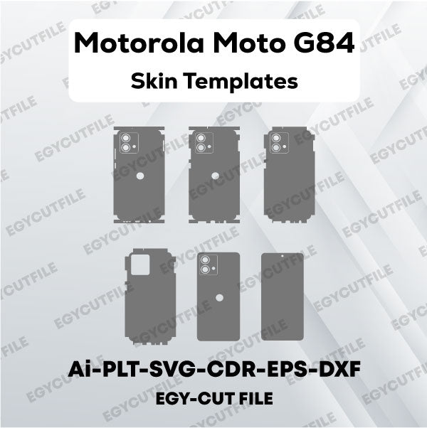 Motorola Moto G84 Vector Skin Cut Files