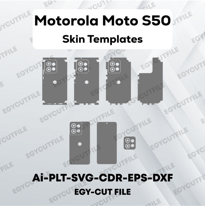 Motorola Moto S50 Vector Skin Cut Files