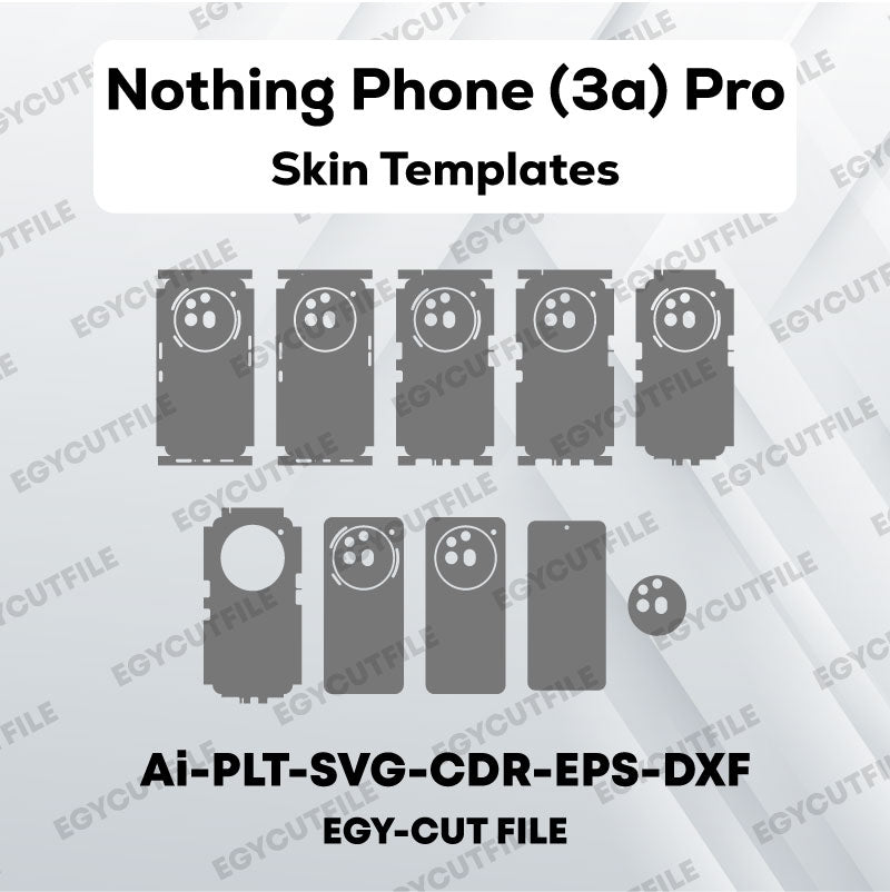 Nothing Phone 3A Pro Vector Skin Cut Files