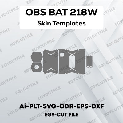 OBS BAT 218W Vector Skin Cut Files