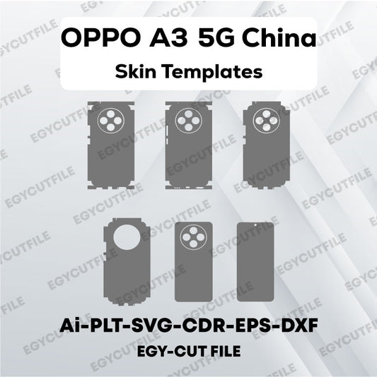 OPPO A3 5G China Vector Skin Cut Files