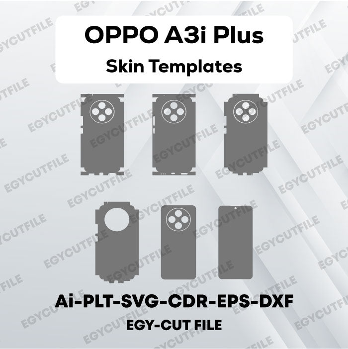 Oppo A3i Plus Vector Skin Cut Files