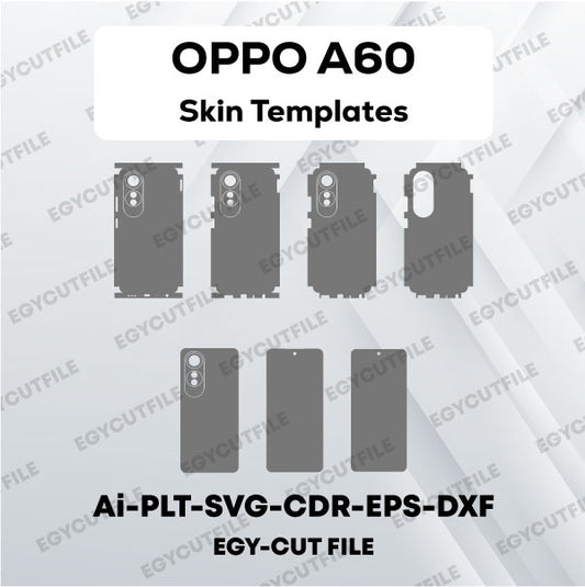 OPPO A60 Vector Skin Cut Files