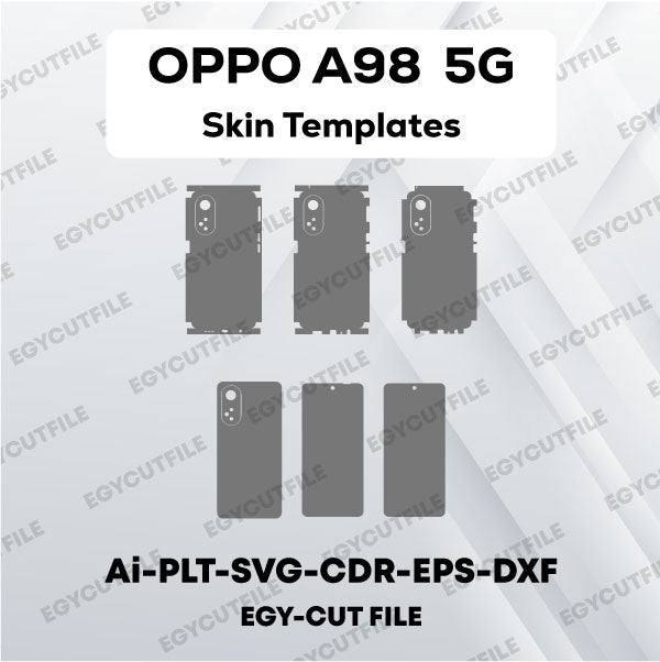 OPPO A98 5G Vector Skin Cut Files