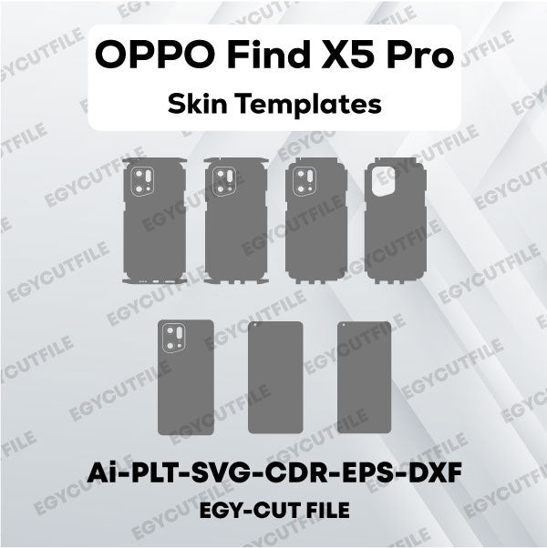 OPPO Find X5 Pro Vector Skin Cut Files