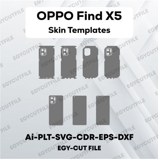OPPO Find X5 Vector Skin Cut Files