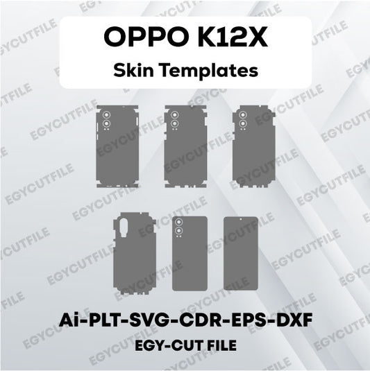 OPPO K12X Vector Skin Cut Files