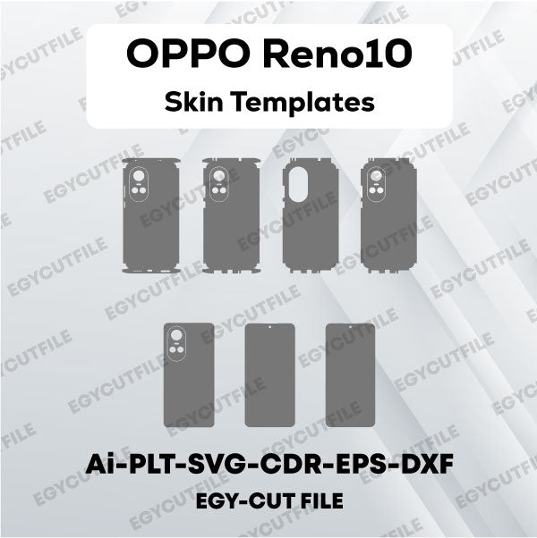 OPPO Reno10 Vector Skin Cut Files