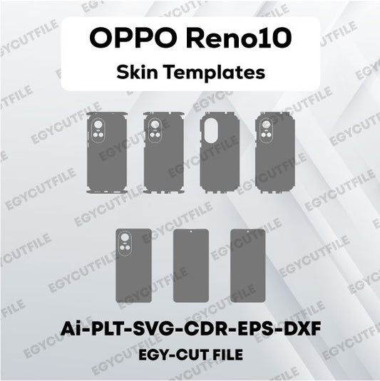 OPPO Reno10 Vector Skin Cut Files