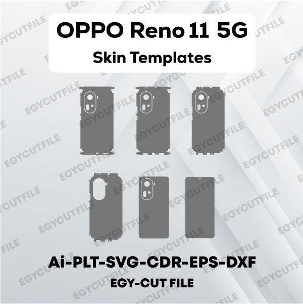 OPPO Reno11 5G Global Vector Skin Cut Files – EGY CUTFILE