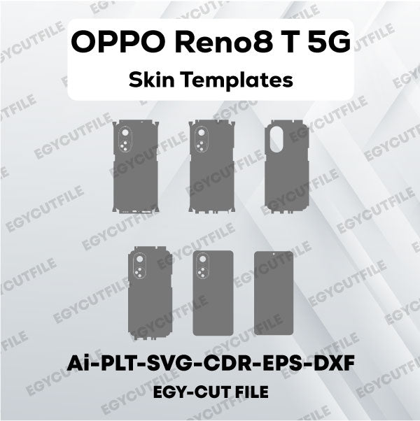 OPPO Reno8 T 5G Vector Skin Cut Files