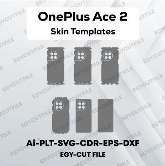 OnePlus Ace 2 Vector Skin Cut Files