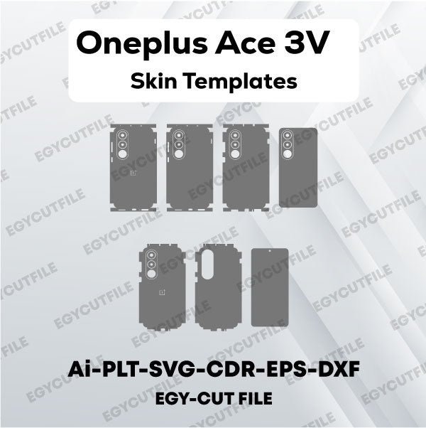 OnePlus Ace 3V Vector Skin Cut Files