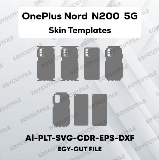 OnePlus Nord N200 5G Vector Skin Cut Files