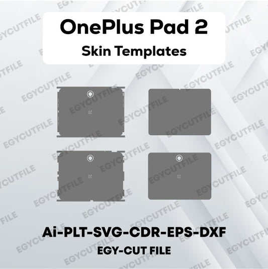 OnePlus Pad 2 Vector Skin Cut Files